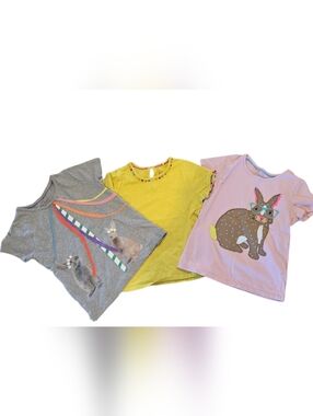 Mini Boden Lot Of 3 Tees T-Shirt Sz 6/7